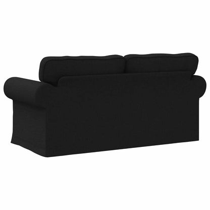 vidaXL Sofa Schwarz 215 x 82 x 80 cm Stoff