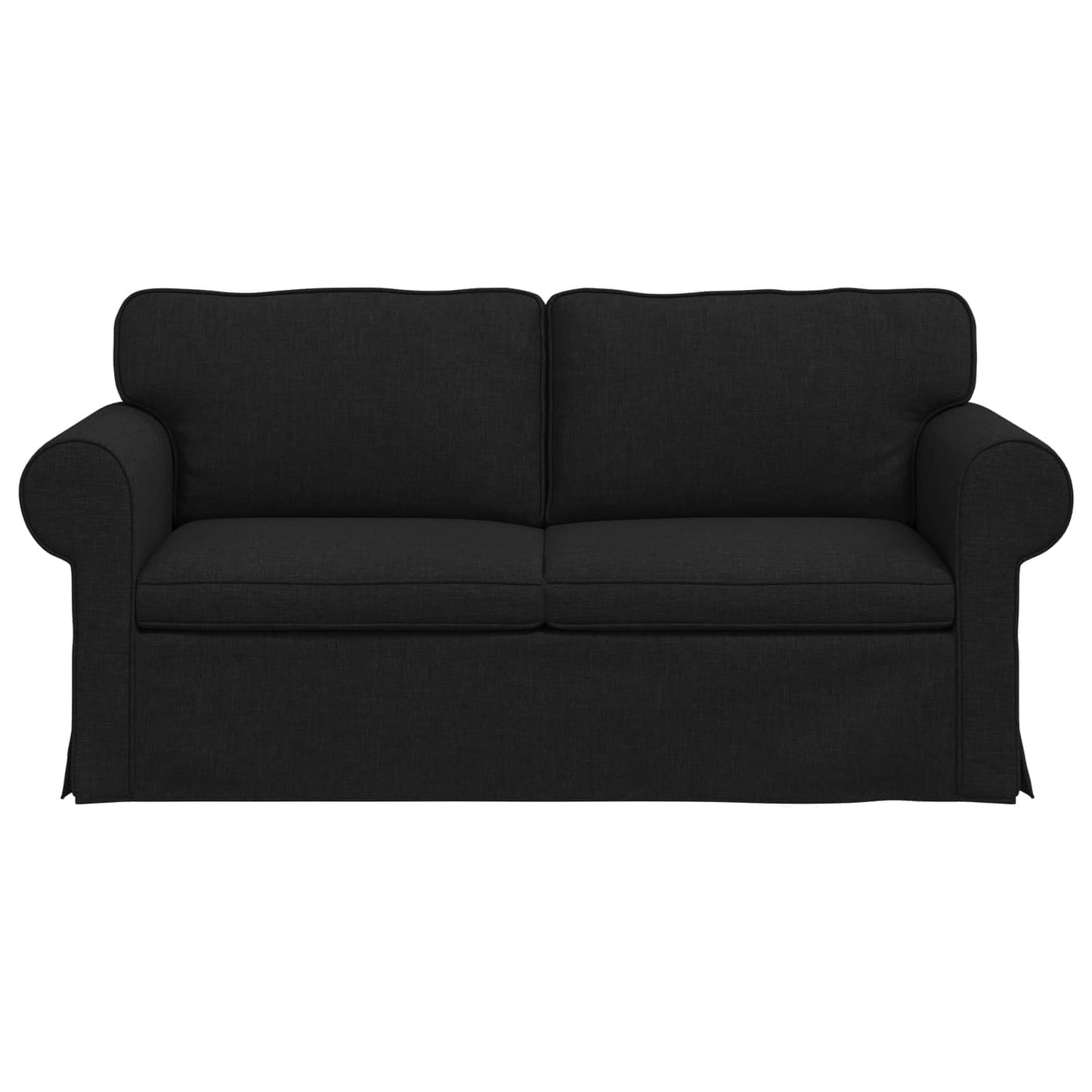 vidaXL Sofa Schwarz 215 x 82 x 80 cm Stoff