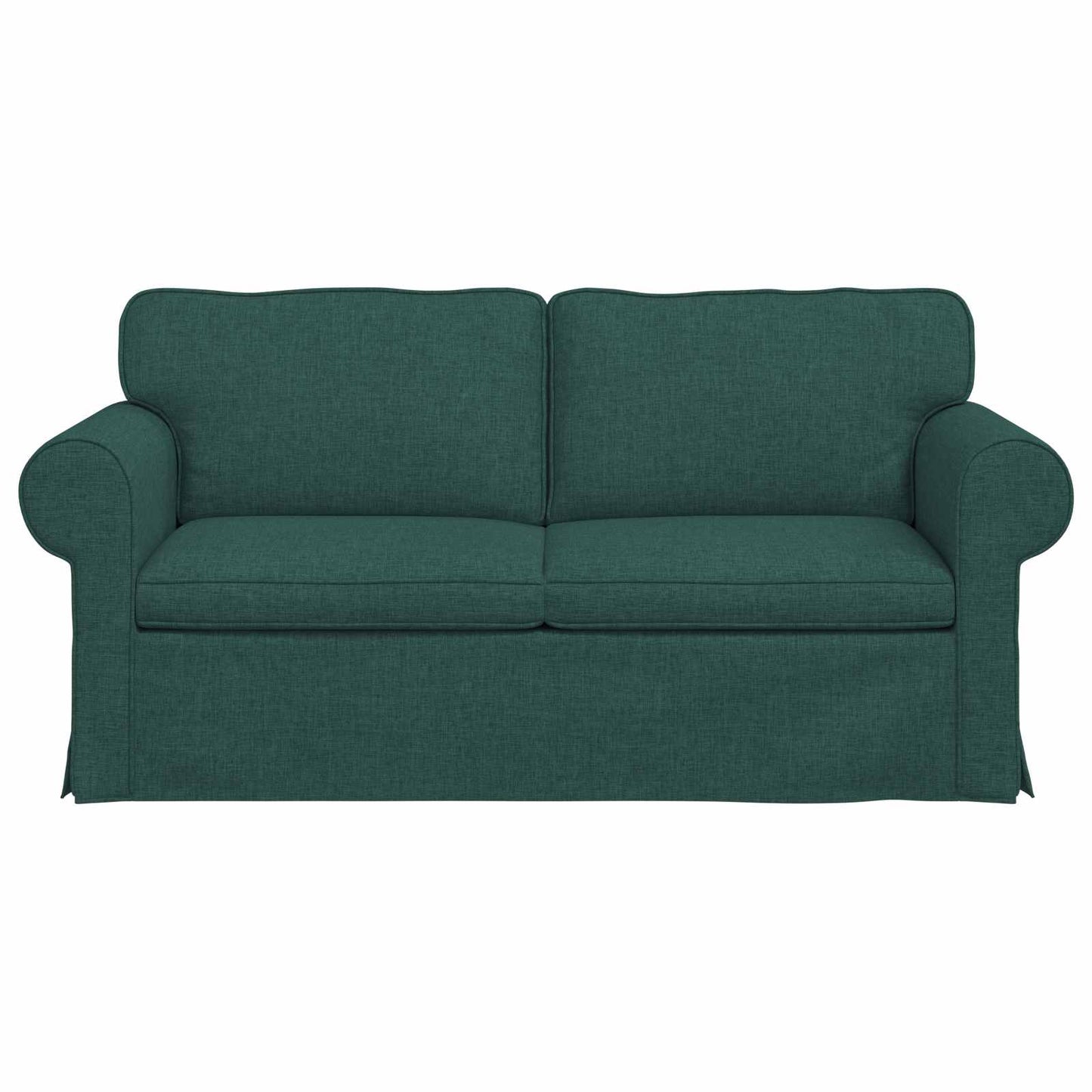 vidaXL Sofa Dunkelgrün 215 x 82 x 80 cm Stoff