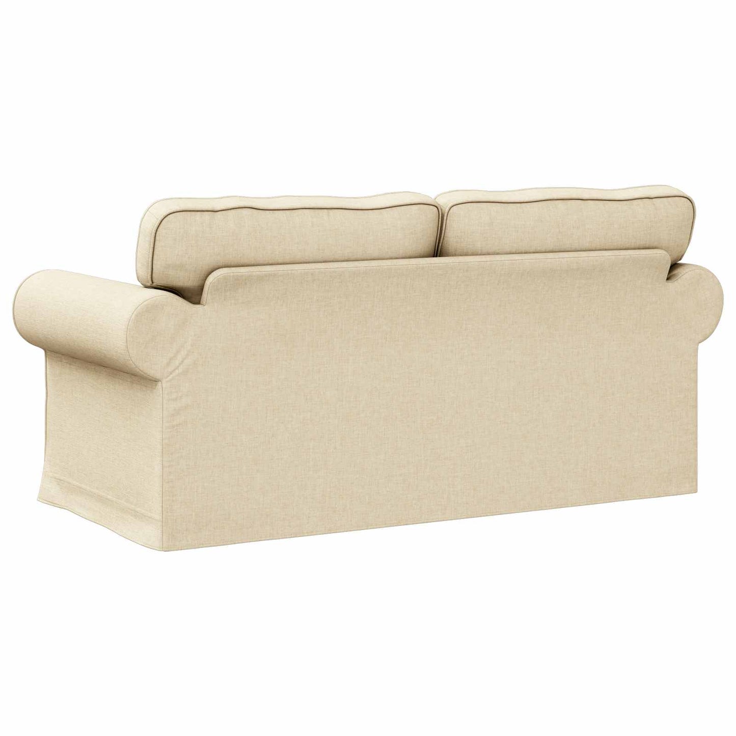 vidaXL Sofa Creme 215 x 82 x 80 cm Stoff