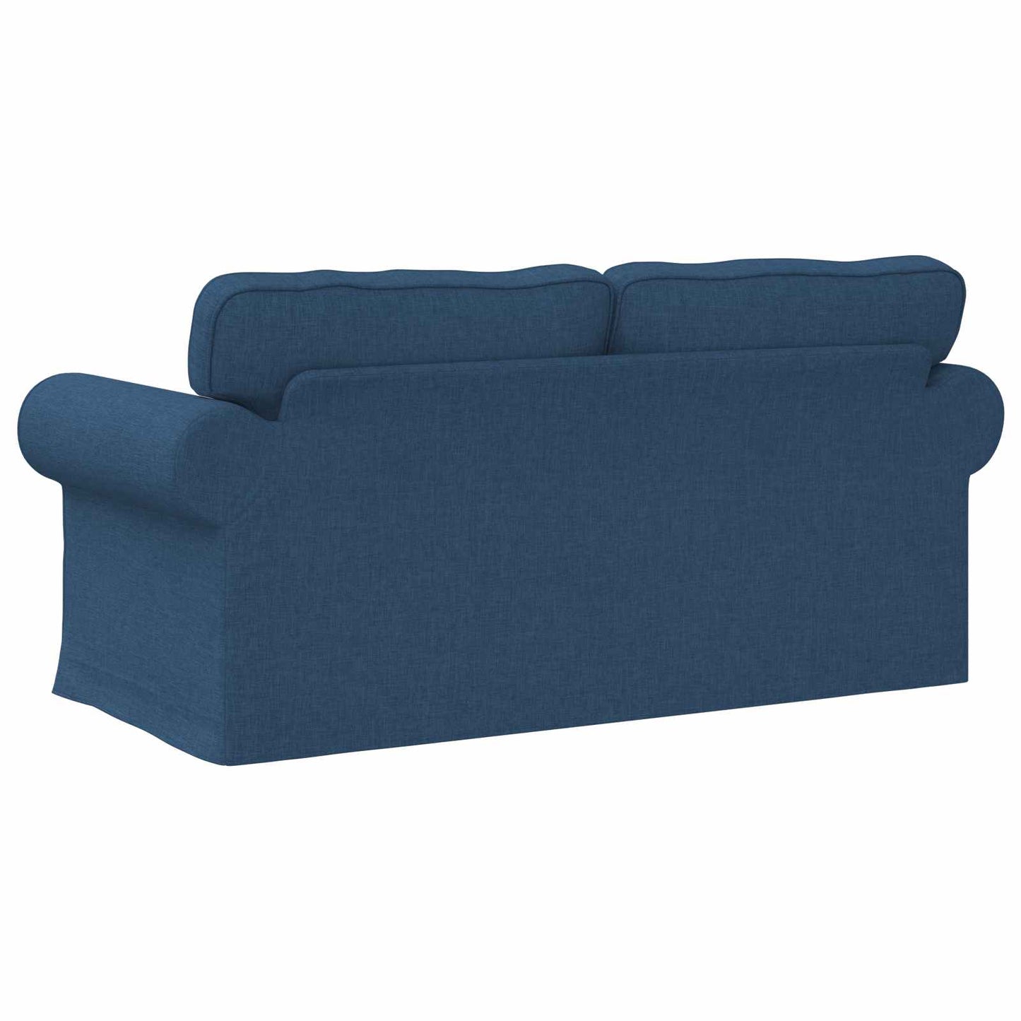 Sofa Blau 215 x 82 x 80 cm Stoff