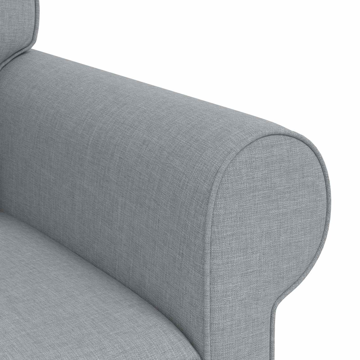 vidaXL Sofa Hellgrau 215 x 82 x 80 cm Stoff