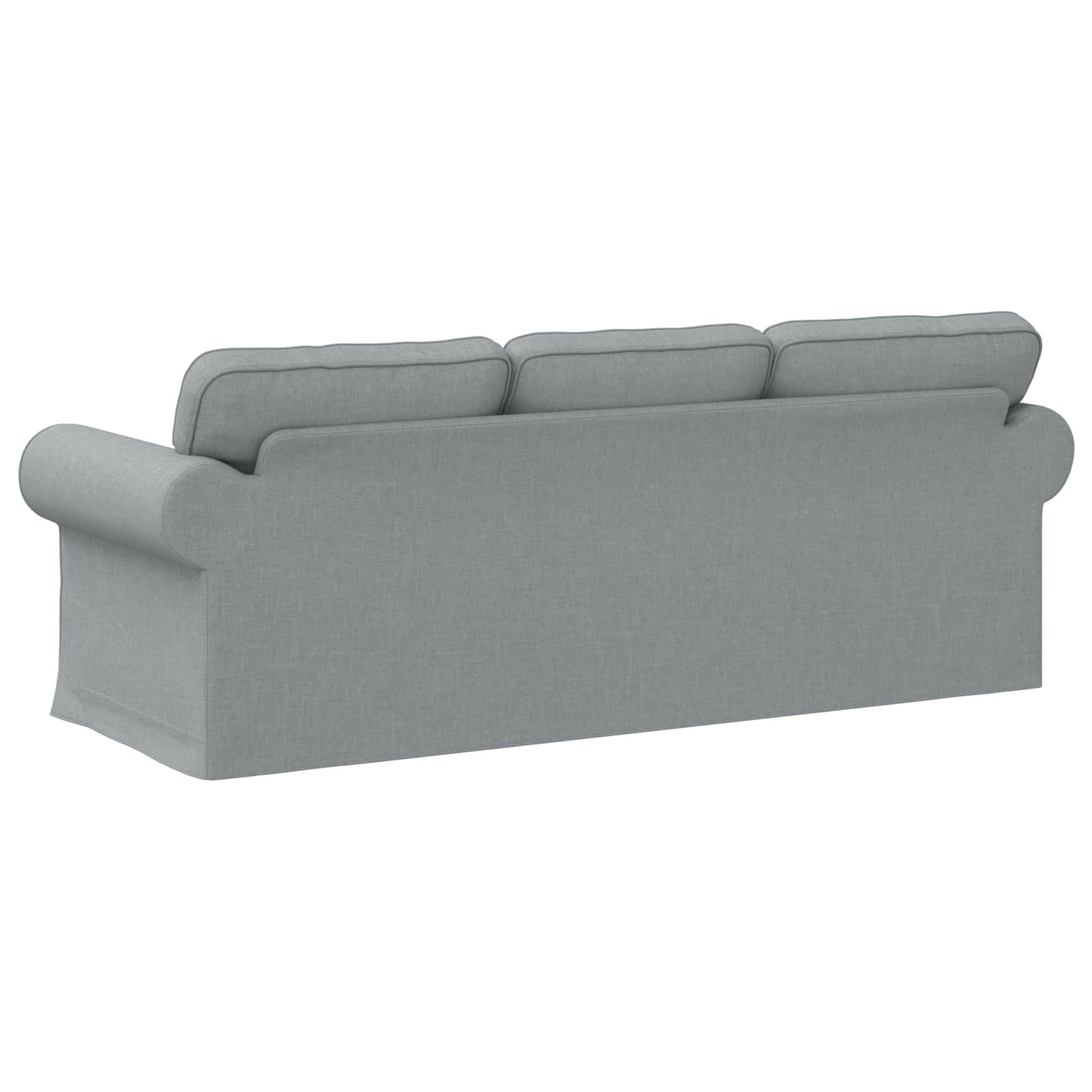 vidaXL Sofa Hellgrau 215 x 82 x 80 cm Stoff