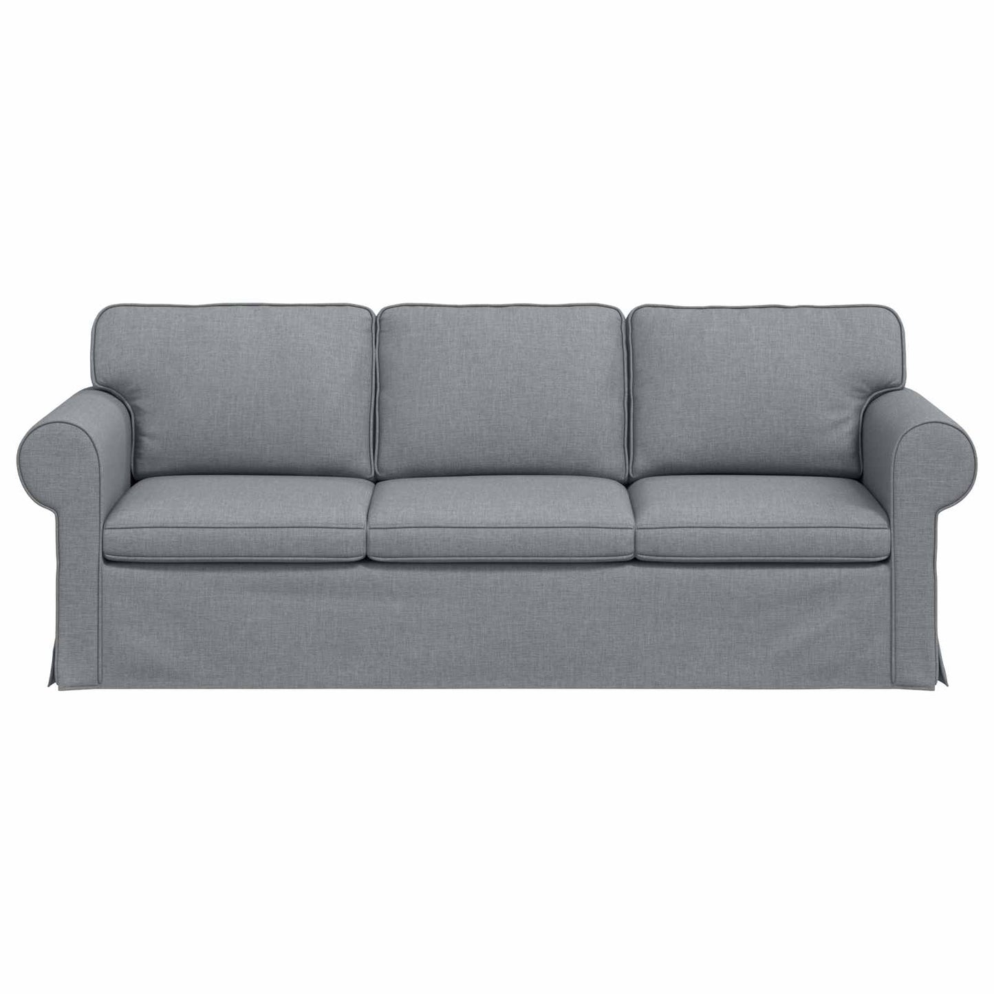 vidaXL Sofa Hellgrau 215 x 82 x 80 cm Stoff