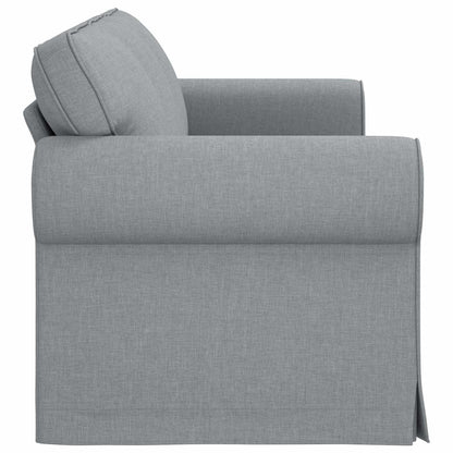 vidaXL Sofa Hellgrau 215 x 82 x 80 cm Stoff