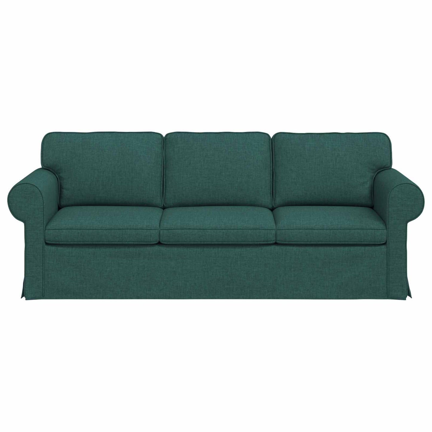 vidaXL Sofa Dunkelgrün 215 x 82 x 80 cm Stoff
