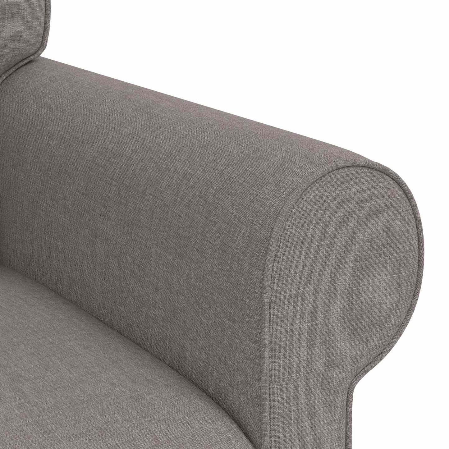 vidaXL Sofa Taupe 215 x 82 x 80 cm Stoff