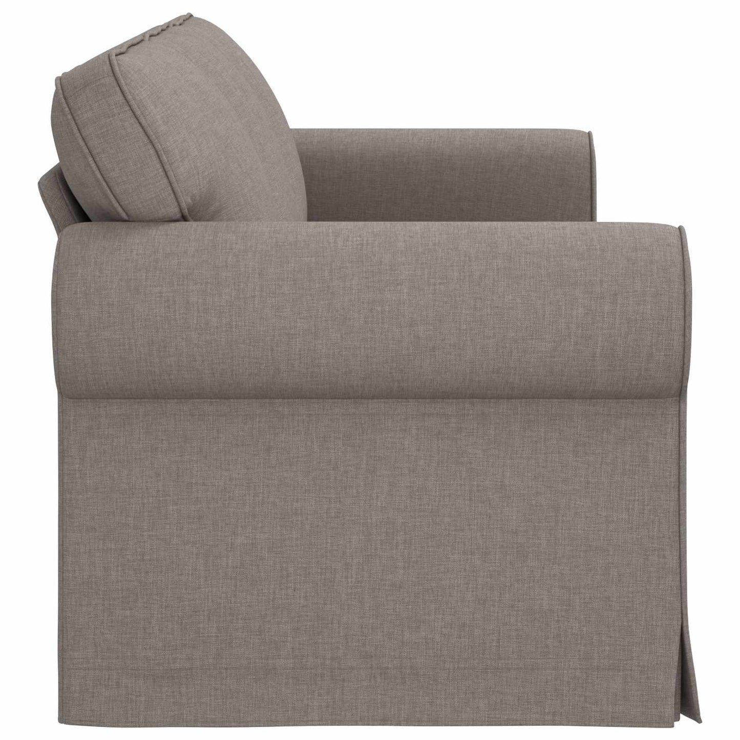 vidaXL Sofa Taupe 215 x 82 x 80 cm Stoff