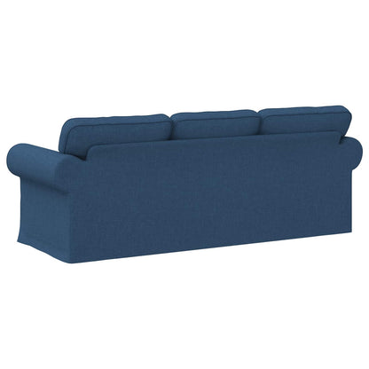 vidaXL Sofa Blau 215 x 82 x 80 cm Stoff