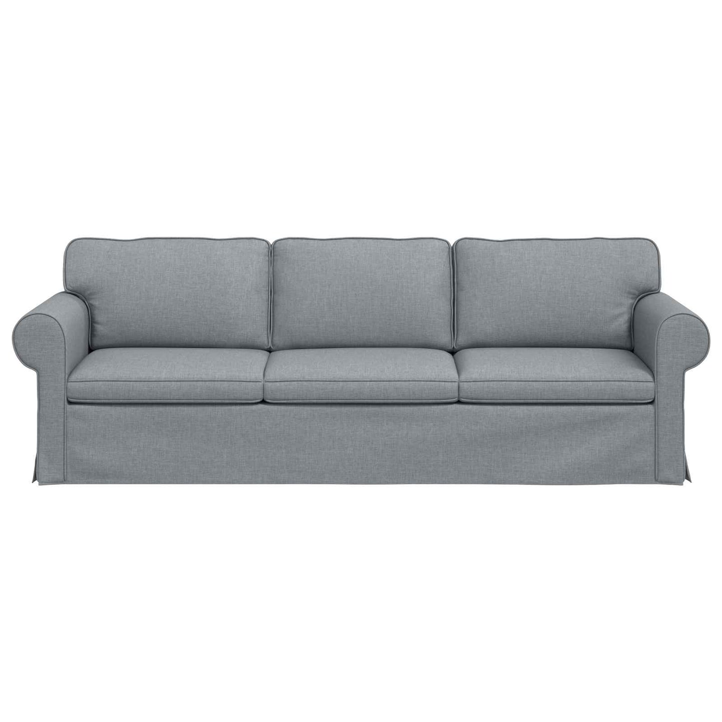vidaXL Sofa Hellgrau 215 x 82 x 80 cm Stoff