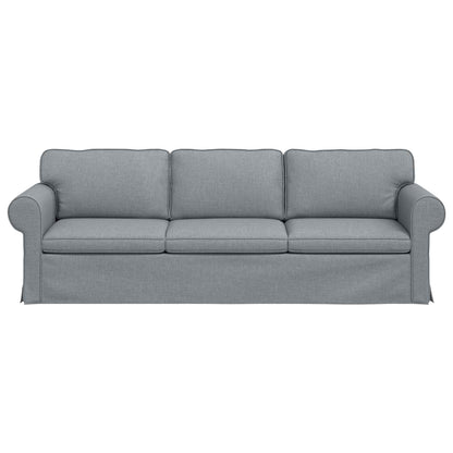 vidaXL Sofa Hellgrau 215 x 82 x 80 cm Stoff