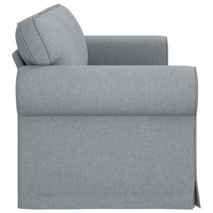 vidaXL Sofa Hellgrau 215 x 82 x 80 cm Stoff