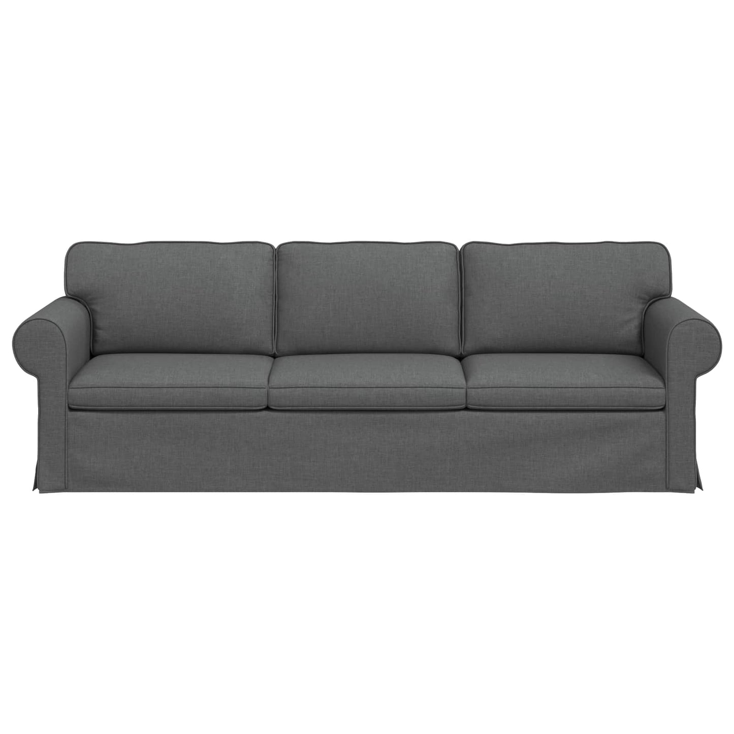 vidaXL Sofa Dunkelgrau 215 x 82 x 80 cm Stoff