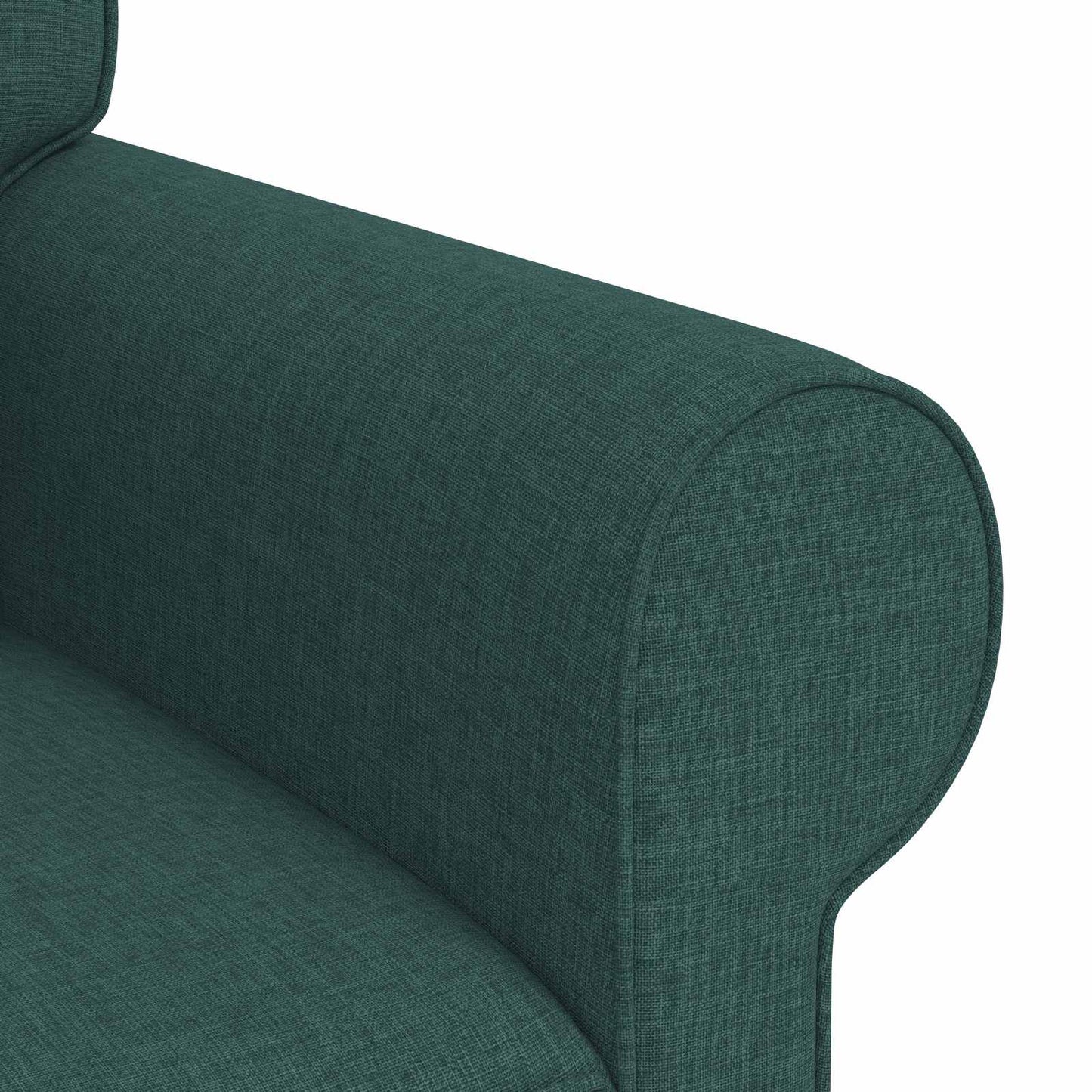 vidaXL Sofa Dunkelgrün 215 x 82 x 80 cm Stoff