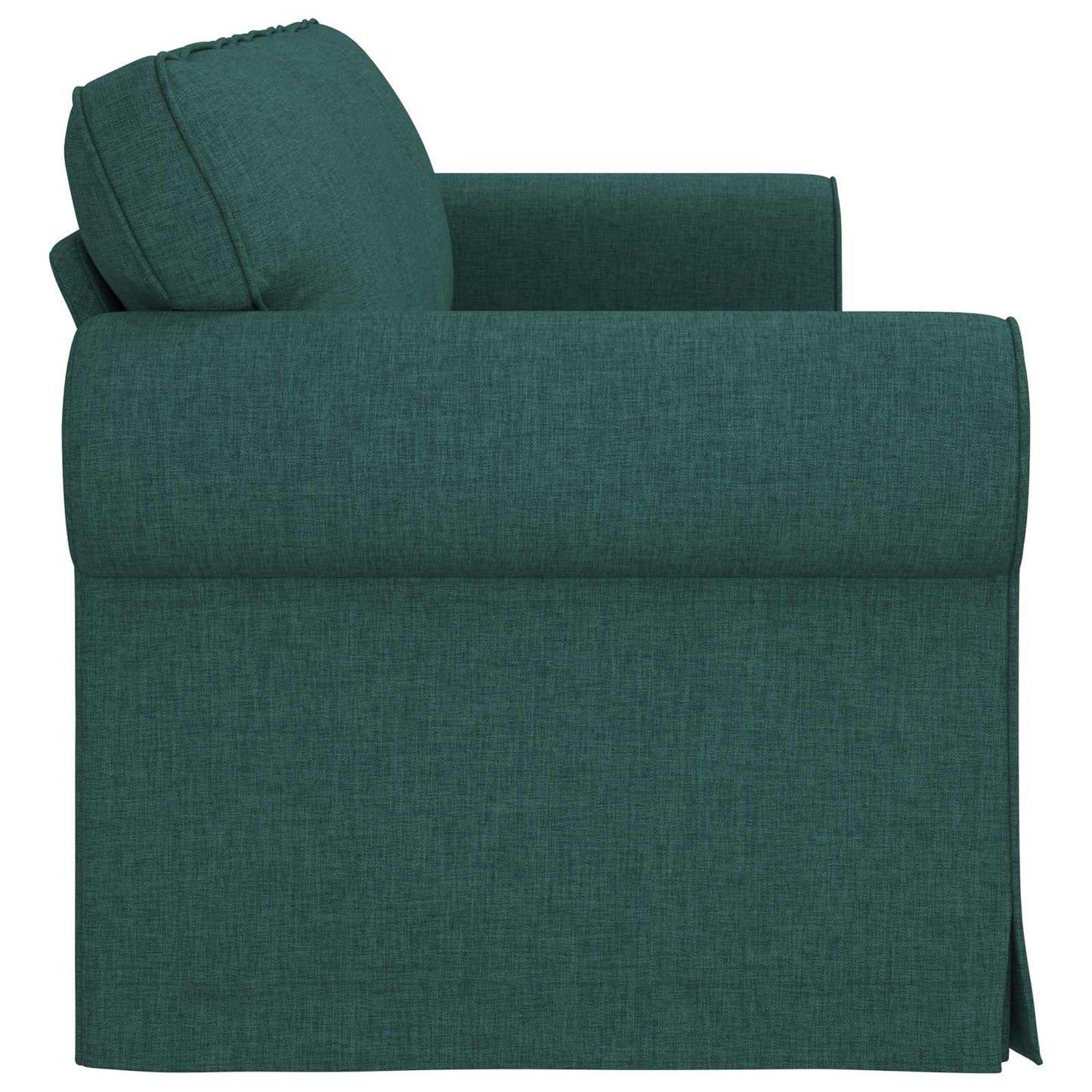 vidaXL Sofa Dunkelgrün 215 x 82 x 80 cm Stoff