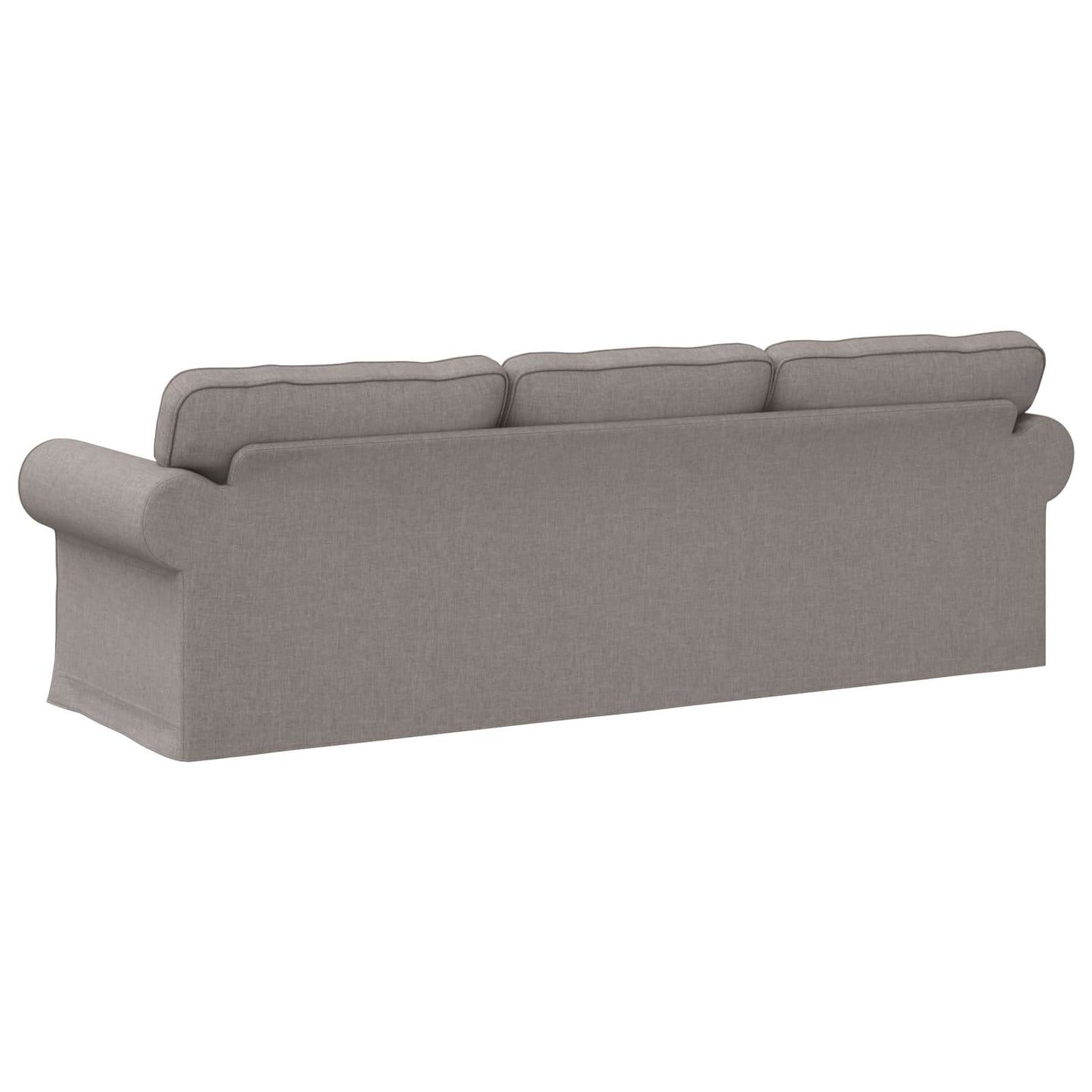 vidaXL Sofa Taupe 215 x 82 x 80 cm Stoff