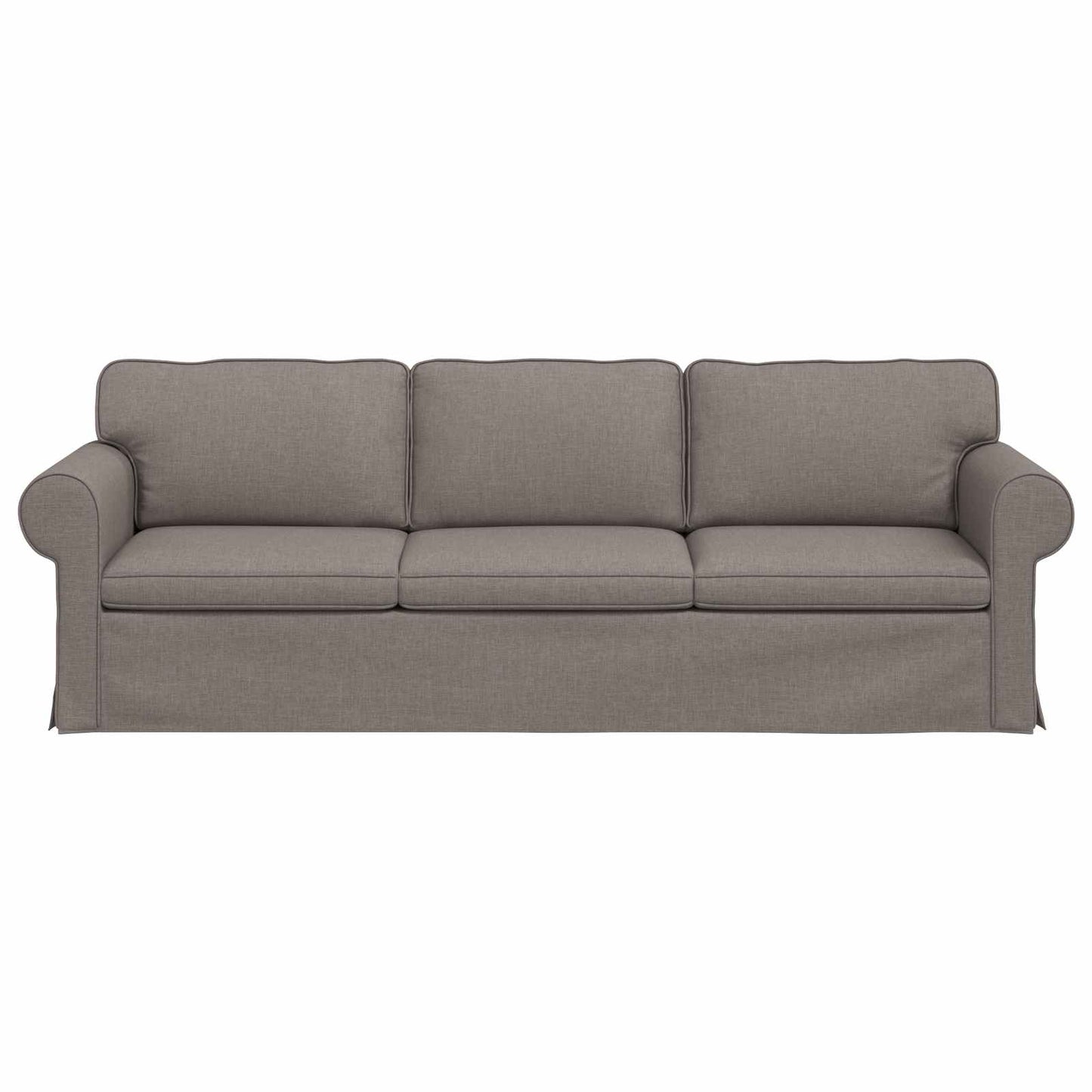 vidaXL Sofa Taupe 215 x 82 x 80 cm Stoff