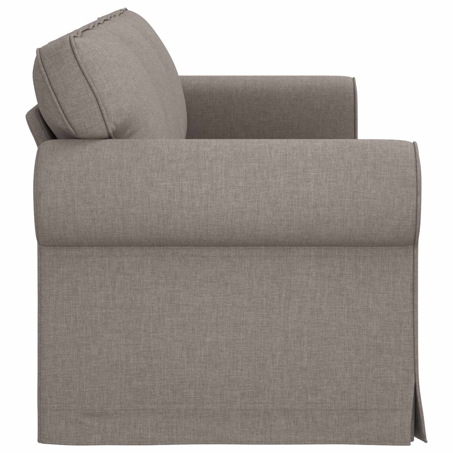 vidaXL Sofa Taupe 215 x 82 x 80 cm Stoff