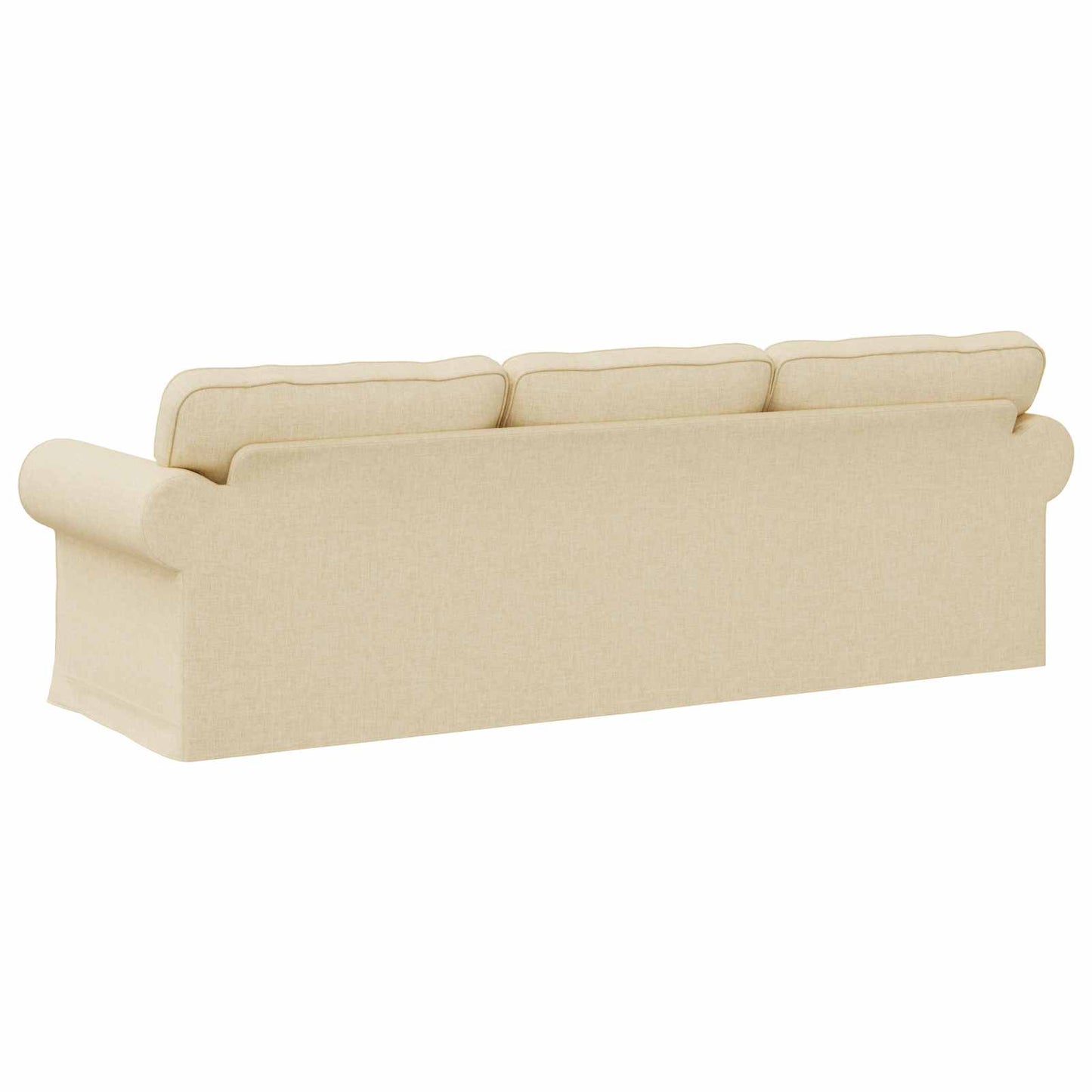 vidaXL Sofa Creme 215 x 82 x 80 cm Stoff