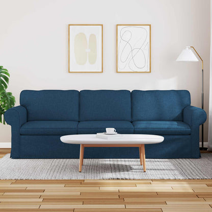 vidaXL Sofa Blau 215 x 82 x 80 cm Stoff