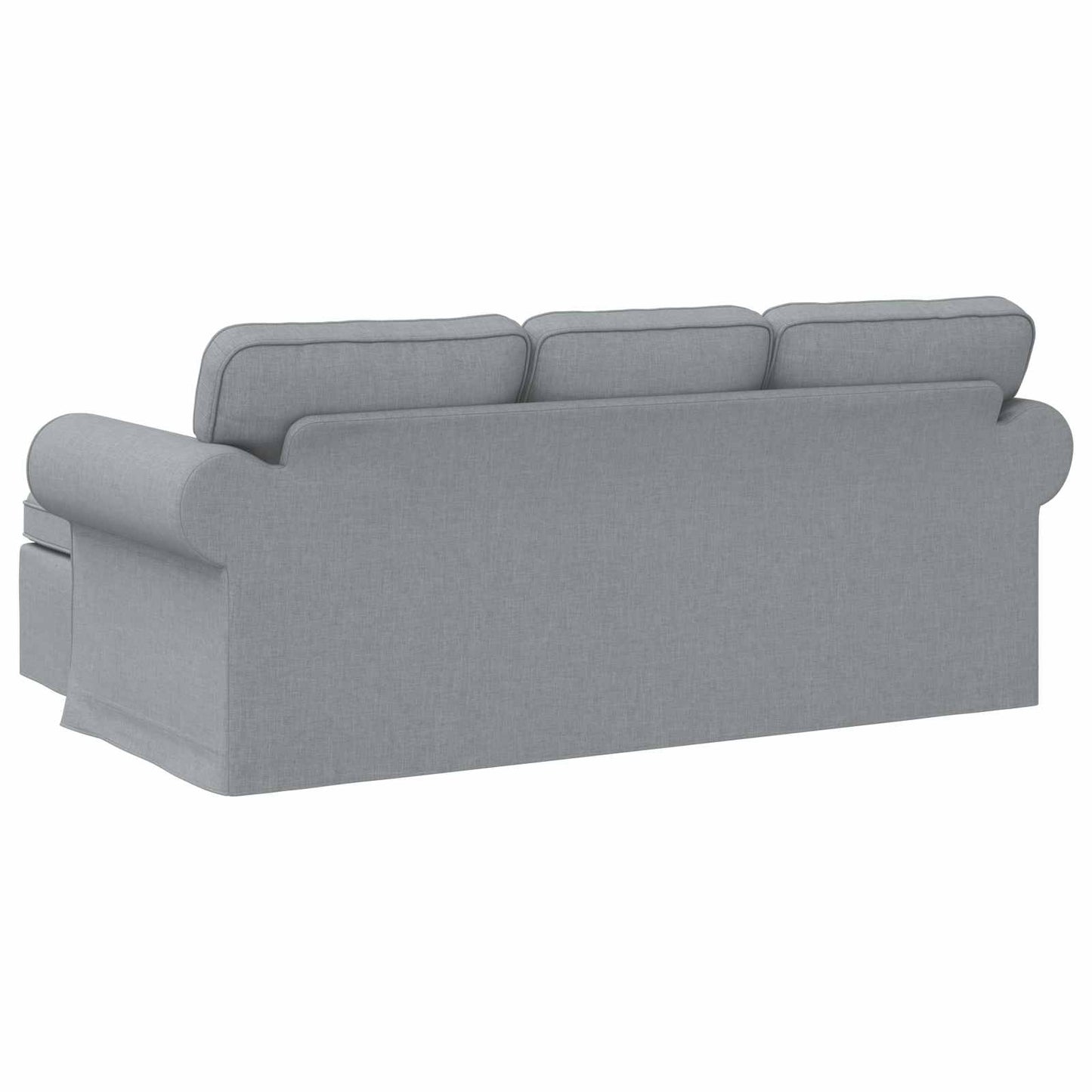vidaXL Sofa Hellgrau 215 x 138 x 80 cm Stoff