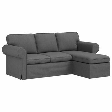 vidaXL Sofa Dunkelgrau 215 x 138 x 80 cm Stoff