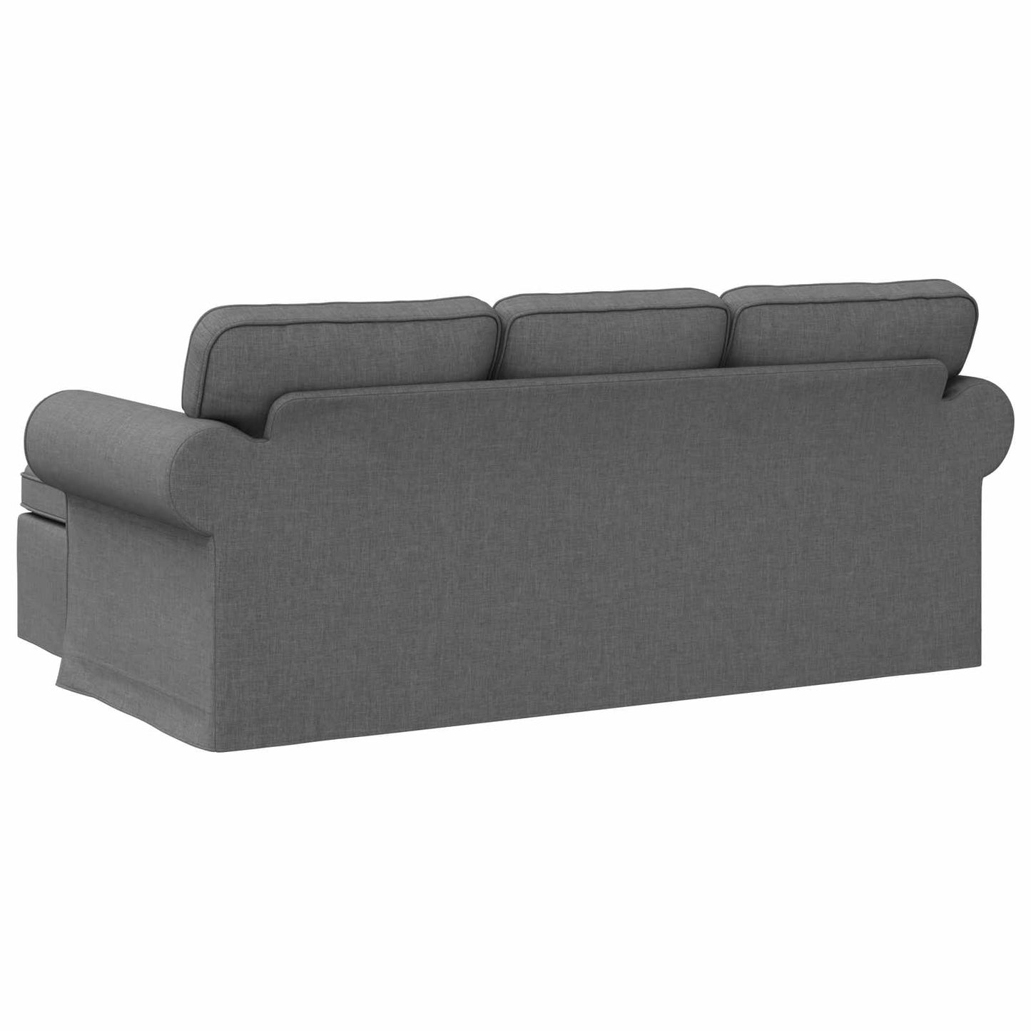 vidaXL Sofa Dunkelgrau 215 x 138 x 80 cm Stoff