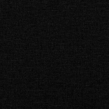 Sofa Schwarz 215 x 138 x 80 cm Stoff