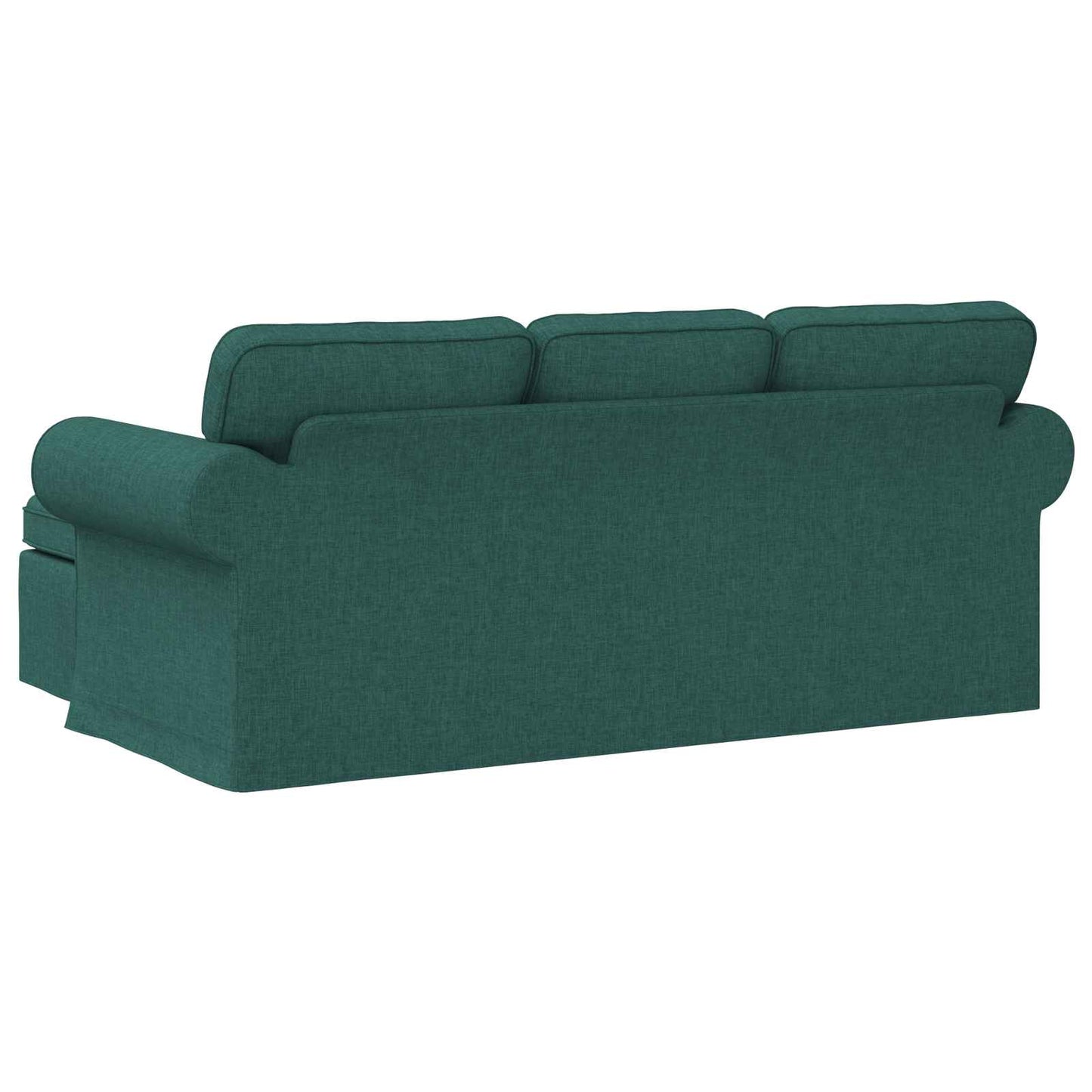 vidaXL Sofa Dunkelgrün 215 x 138 x 80 cm Stoff