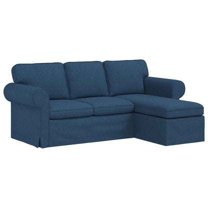 vidaXL Sofa Blau 215 x 138 x 80 cm Stoff
