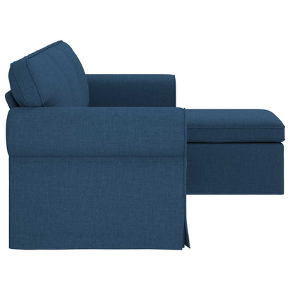 vidaXL Sofa Blau 215 x 138 x 80 cm Stoff