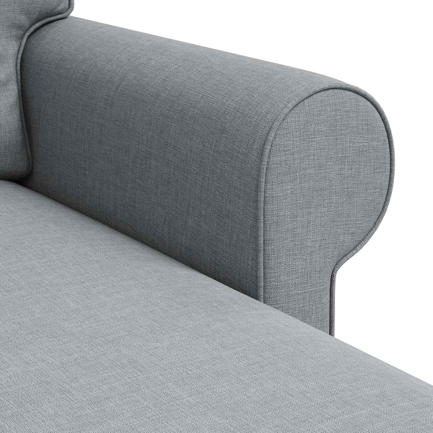 vidaXL Sofa Hellgrau 215 x 138 x 80 cm Stoff