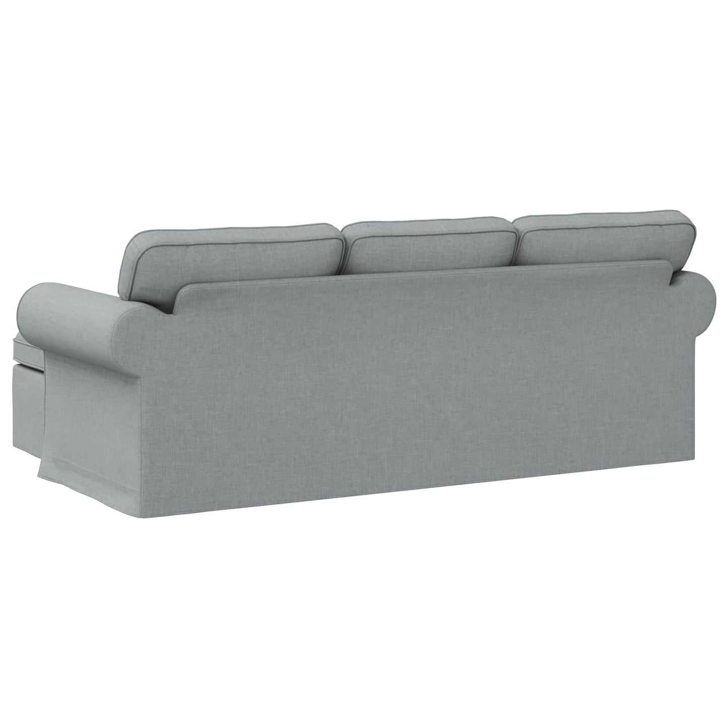 vidaXL Sofa Hellgrau 215 x 138 x 80 cm Stoff