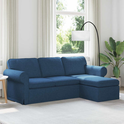 vidaXL Sofa Blau 215 x 138 x 80 cm Stoff