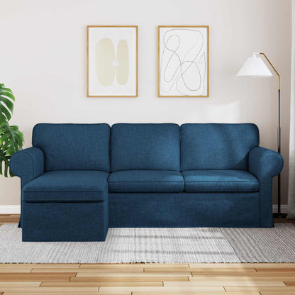 vidaXL Sofa Blau 215 x 138 x 80 cm Stoff