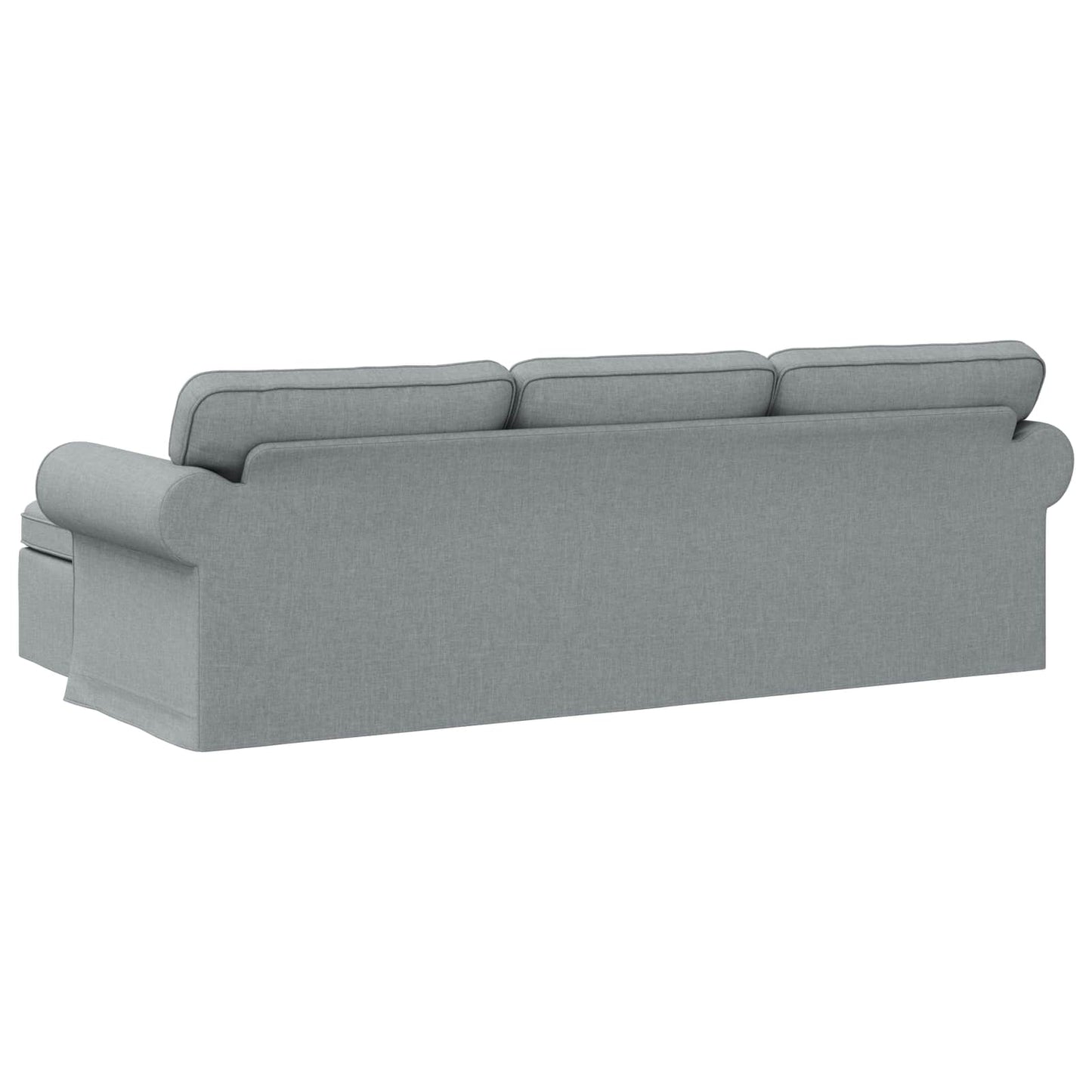 vidaXL Sofa Hellgrau 215 x 138 x 80 cm Stoff