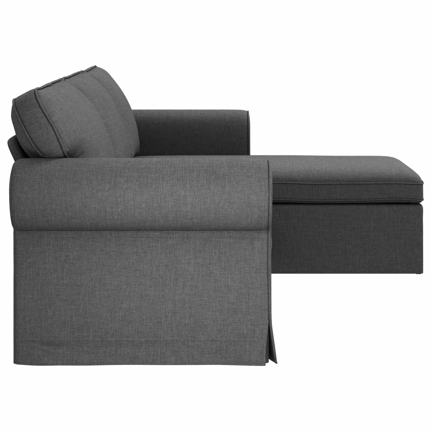 vidaXL Sofa Dunkelgrau 215 x 138 x 80 cm Stoff