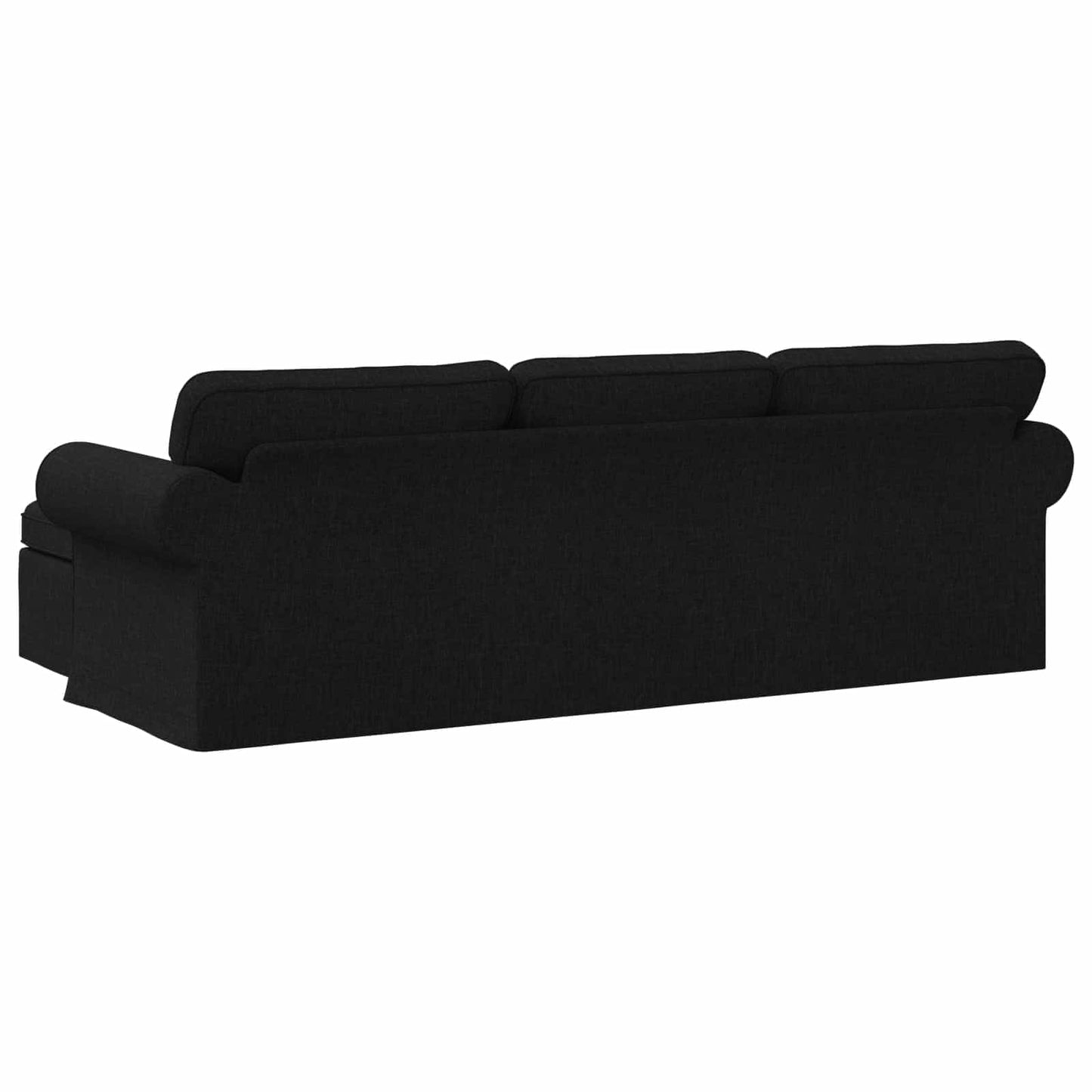 vidaXL Sofa Schwarz 215 x 138 x 80 cm Stoff
