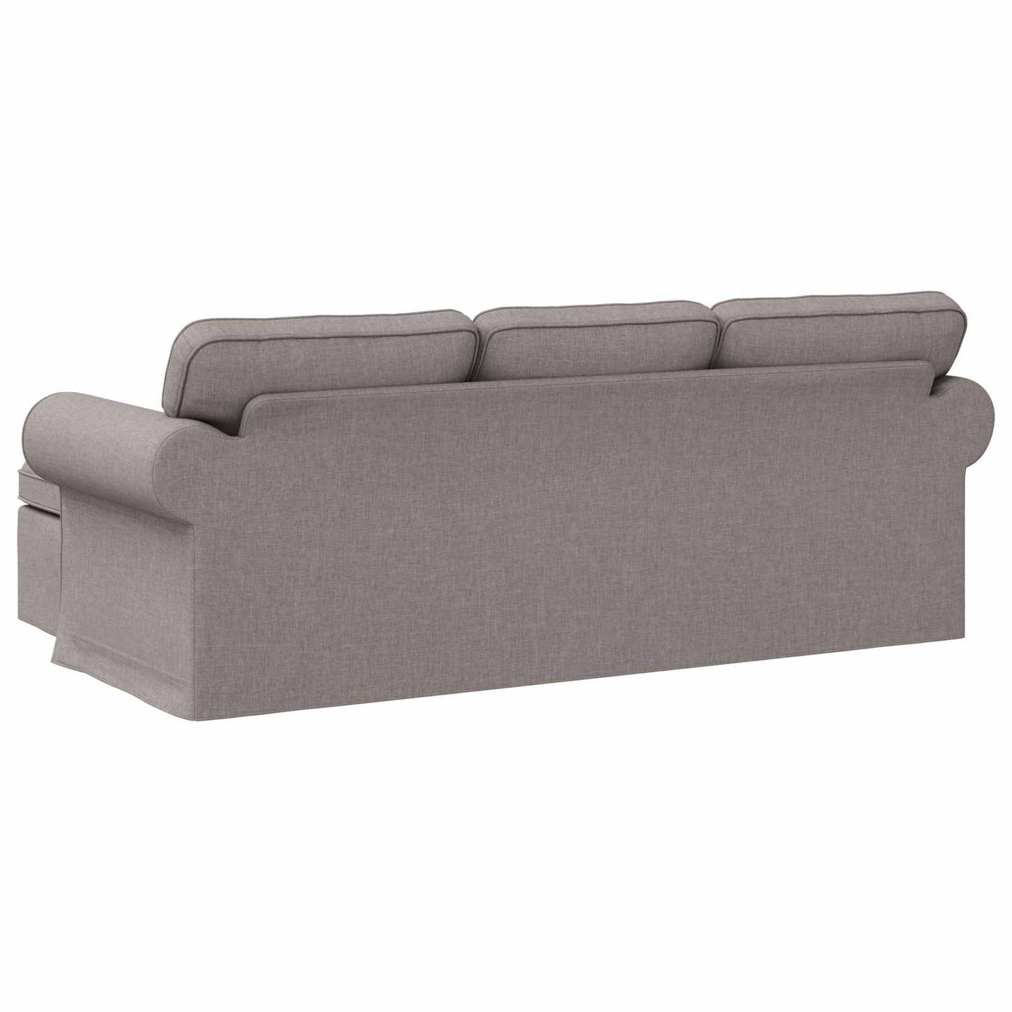 vidaXL Sofa Taupe 215 x 138 x 80 cm Stoff