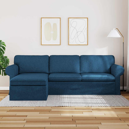 vidaXL Sofa Blau 215 x 138 x 80 cm Stoff