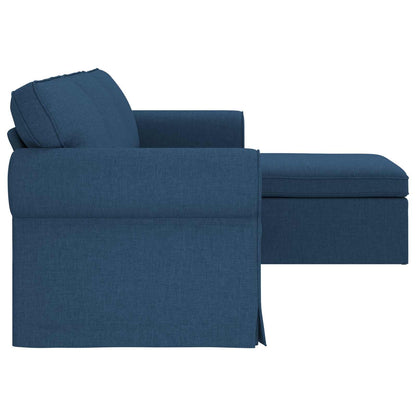 vidaXL Sofa Blau 215 x 138 x 80 cm Stoff