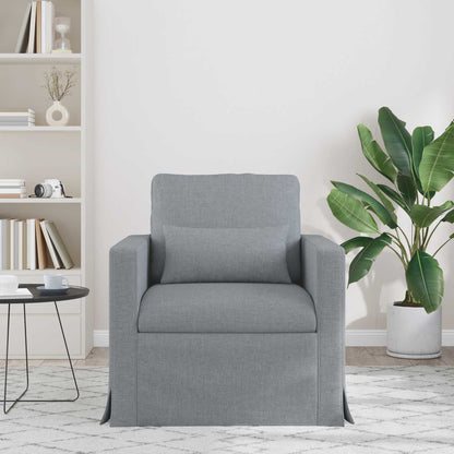 vidaXL Sofa Hellgrau 78 x 78 x 80 cm Stoff