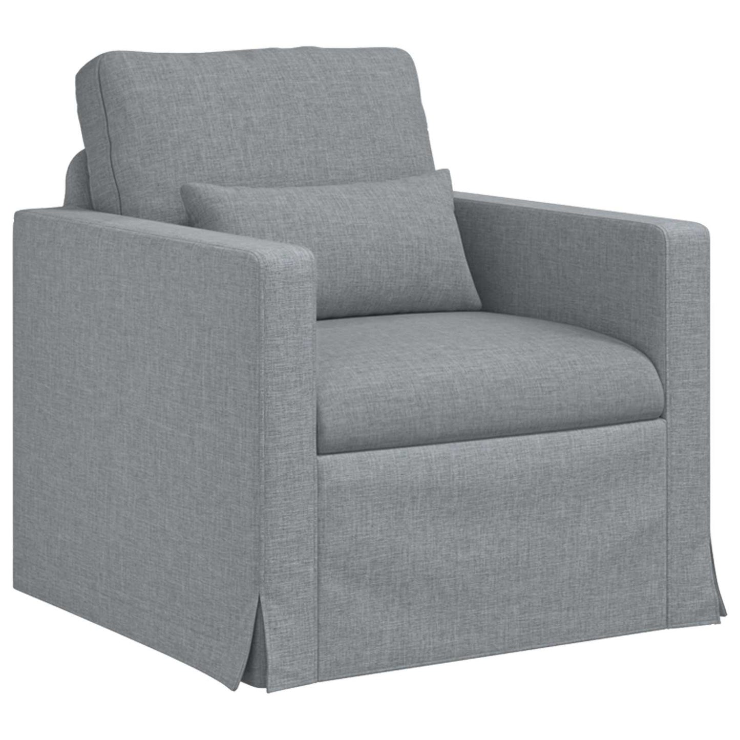 vidaXL Sofa Hellgrau 78 x 78 x 80 cm Stoff
