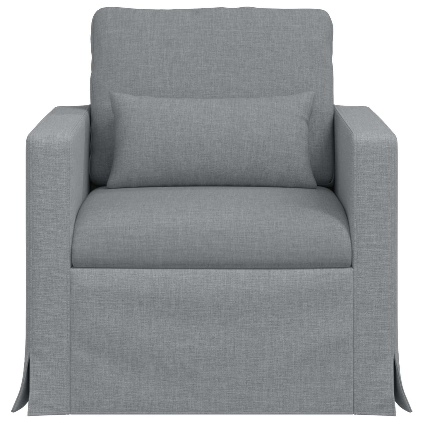 vidaXL Sofa Hellgrau 78 x 78 x 80 cm Stoff