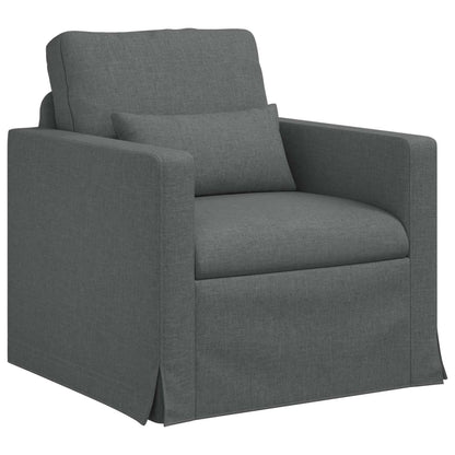 vidaXL Sofa Dunkelgrau 78 x 78 x 80 cm Stoff