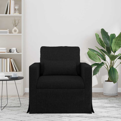 vidaXL Sofa Schwarz 78 x 78 x 80 cm Stoff