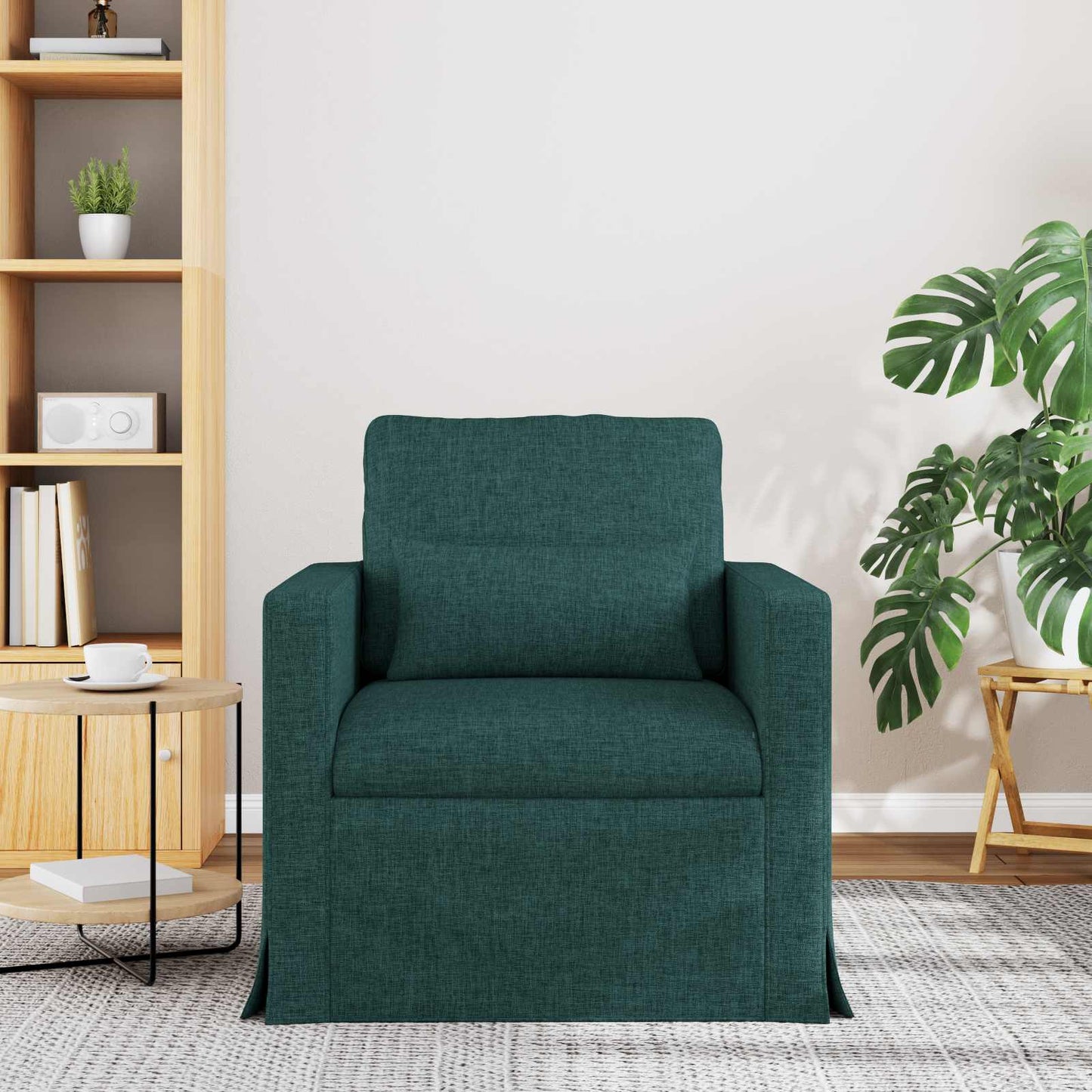 vidaXL Sofa Dunkelgrün 78 x 78 x 80 cm Stoff