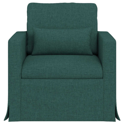 vidaXL Sofa Dunkelgrün 78 x 78 x 80 cm Stoff