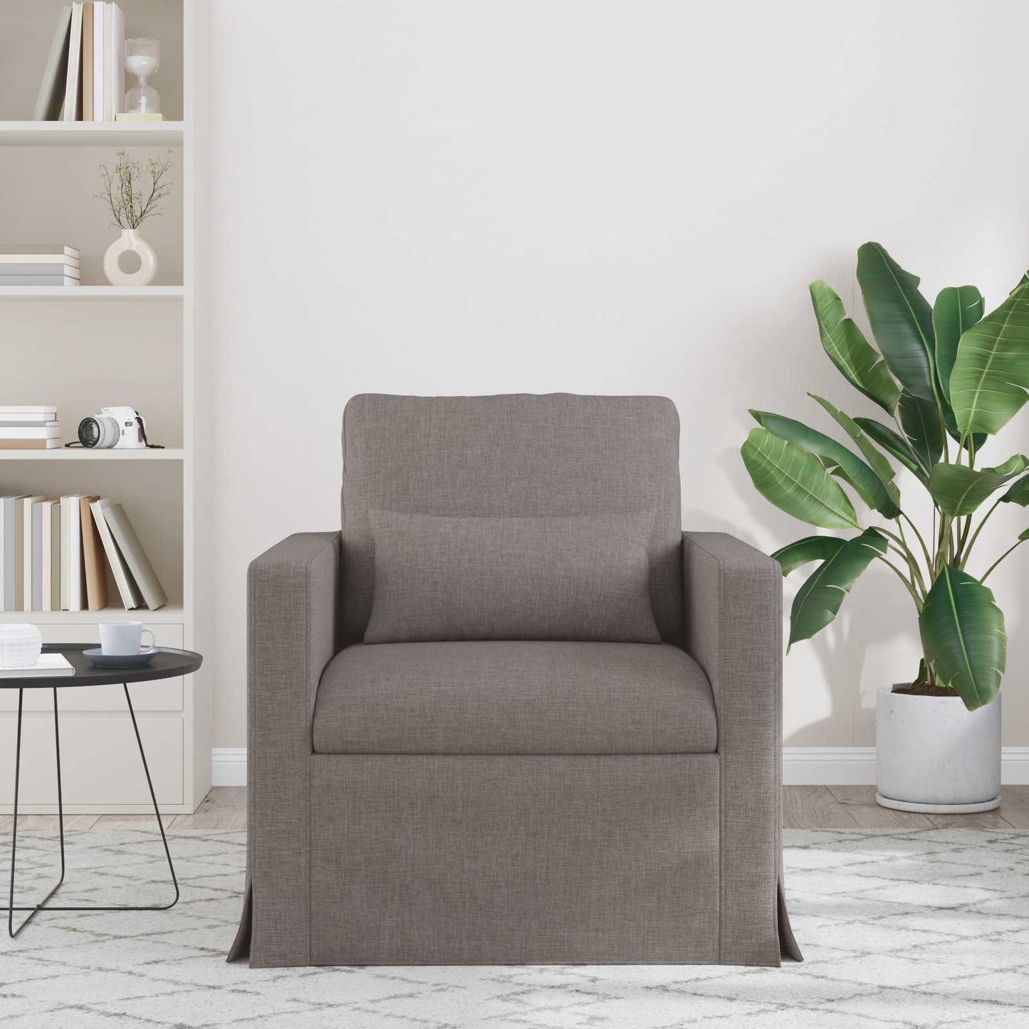 vidaXL Sofa Taupe 78 x 78 x 80 cm Stoff
