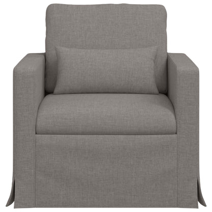 vidaXL Sofa Taupe 78 x 78 x 80 cm Stoff
